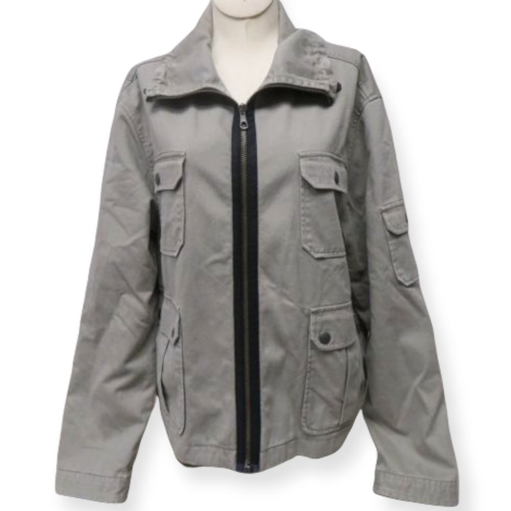 RAG & BONE‎ "Remington" Grey/Taupe Multipocket Utility Cargo Military Jac…